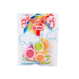 China Bolsos suaves del embalaje del azúcar de los dulces con la impresión a todo color de encargo de la ventana clara proveedor