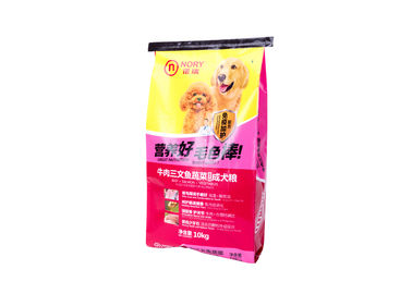China El pienso tejido polipropileno plástico empaqueta para el acondicionamiento de los alimentos de perros a prueba de humedad proveedor