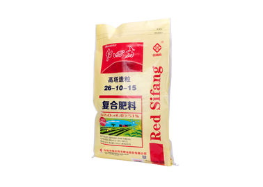 China Peso de carga de empaquetado tejido BOPP de impresión colorido de los bolsos 40kg del fertilizante proveedor