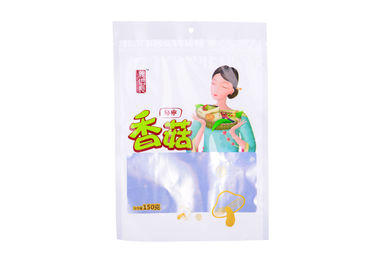 China Los bolsos blancos flexibles del pienso de la categoría alimenticia con la boca 10 del top del sellado caliente roscan densamente proveedor