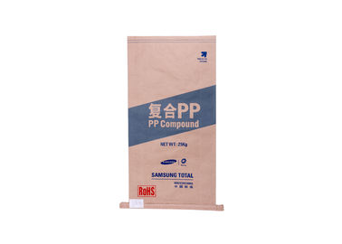 China Las bolsas de papel de Multiwall de la categoría alimenticia se levantan la soldadura en caliente de la bolsa sola/doble cosido proveedor