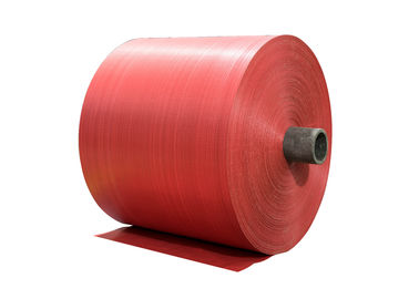 China El rollo tejido polipropileno rojo de la tela para los PP tejidos empaqueta/despide tirón anti respirable proveedor