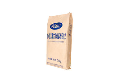 China La bolsa de papel plástica tejida con tres el sello lateral PP laminó el material del papel de Kraft proveedor