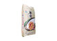 Rosque los bolsos de empaquetado tejidos los PP de costura del arroz con el fotograbado que imprime el escudete lateral de los 4.4cm proveedor
