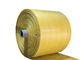 Tela tejida Pp amarilla con 700D - 1000D escogen/la parte inferior cosida doblez del doble proveedor