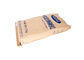 La bolsa de papel plástica tejida con tres el sello lateral PP laminó el material del papel de Kraft proveedor
