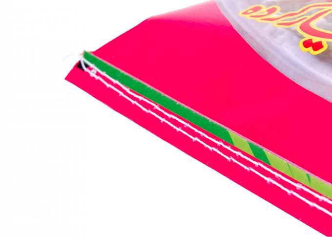 La laminación de empaquetado pp del bolso BOPP del arroz plástico de la impresión en color tejida empaqueta