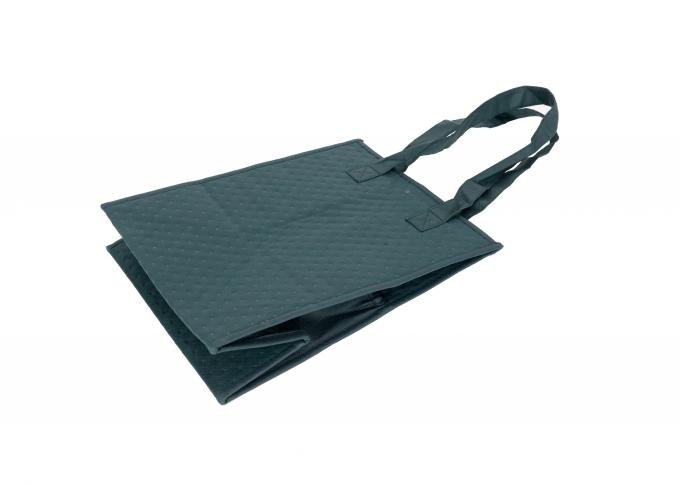 Bolsos de empaquetado no tejidos del papel de aluminio, bolsos de ultramarinos reutilizables libres con las manijas