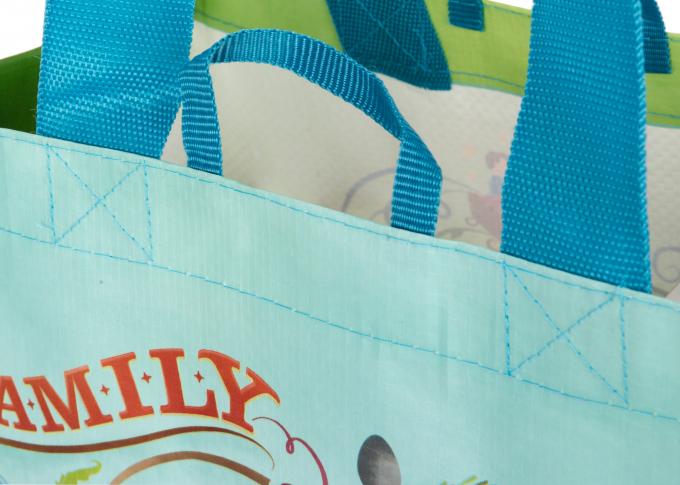 El supermercado/las tiendas al por menor recicla bolsos de compras no tejidos con el material de papel de la película de los Pp