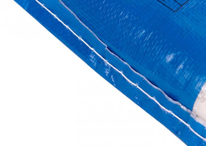 Las bolsas de plástico tejidas PP para empaquetar, bolsos plásticos impresos del arroz del escudete lateral