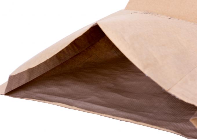 Las bolsas de plástico laminadas PP del sellado caliente, bolsos de la cremallera del papel de Kraft de la resistencia de humedad