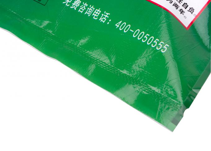 Fertilizante impermeable que empaqueta los sacos plásticos tejidos con la película brillante laminada BOPP de OPP