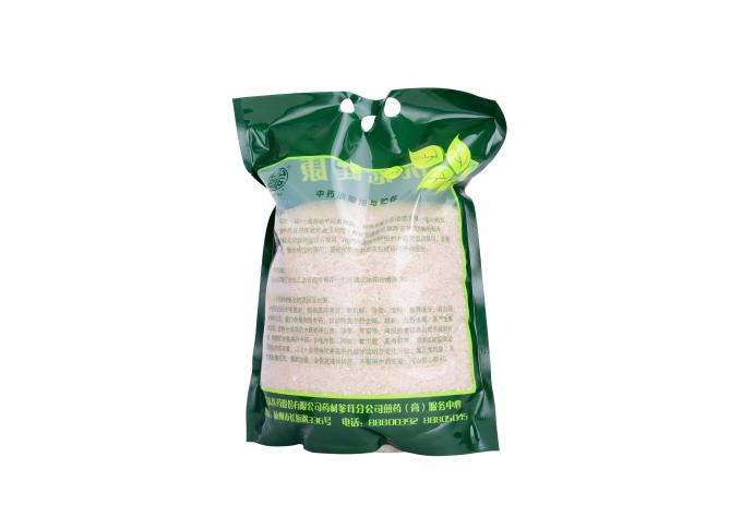 Los bolsos claros de la categoría alimenticia de la ventana para la prenda impermeable de empaquetado 17 del arroz/del bocado roscan densamente