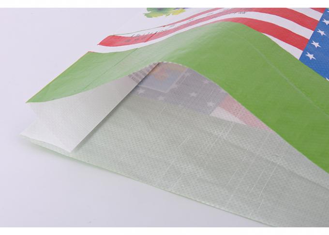 Fertilizante que empaqueta los sacos tejidos polivinílicos, bolsos reciclados modificados para requisitos particulares impresión del fotograbado