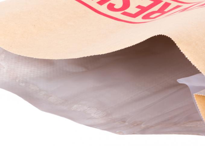 Los PP tejidos laminaron el peso de carga de empaquetado de los bolsos 25kg del fertilizante del papel de Brown Kraft