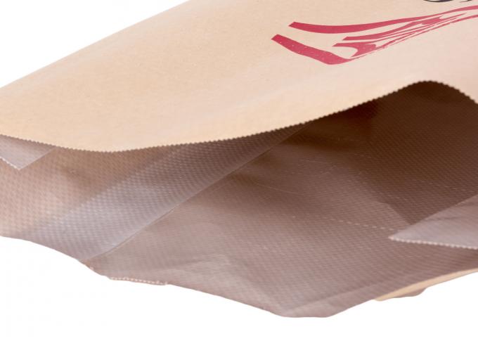 Suelde los bolsos de empaquetado laminados tejidos los Pp del fertilizante en caliente del papel de Kraft con el peso de la carga 25 kilogramos/50kg