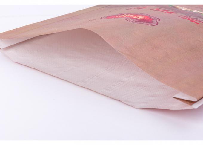 Bolsos impresos aduana de empaquetado del té con Bopp Eco material tejido PP amistoso