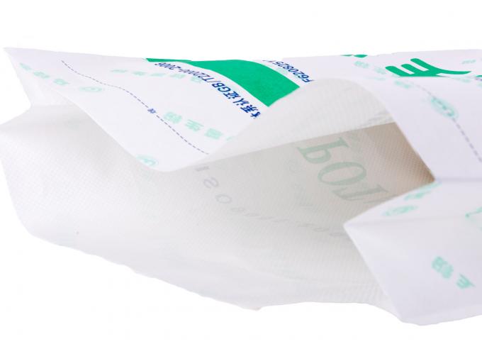 Los bolsos tejidos polipropileno del papel de Brown Kraft de 3 capas, aduana imprimieron bolsos del saco de la alimentación