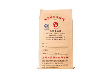China Bolsas de papel resistentes inferiores cosida/del bloque de Brown para embalar de las sustancias químicas/de los materiales de la comida proveedor