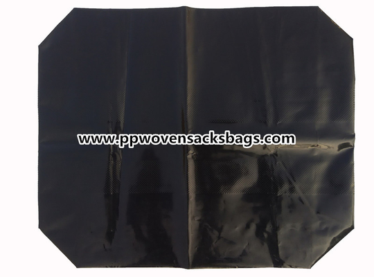La válvula plástica negra del PE selló los bolsos para embalar los sacos activados de la válvula carbono/25kg PE Proveedor