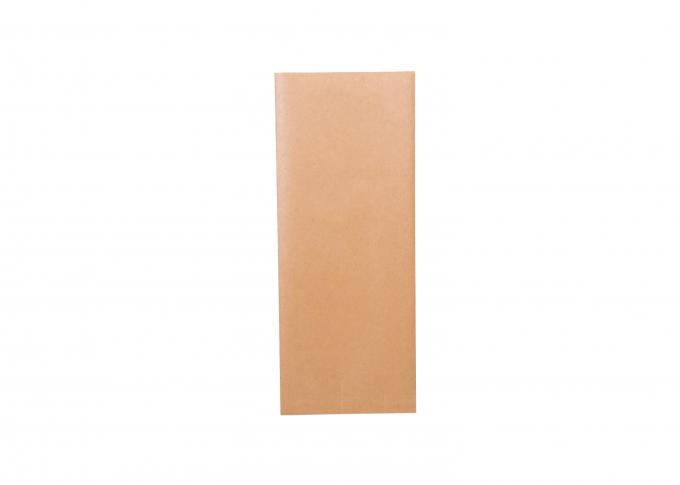 Las bolsas de papel plásticas blancas del papel de Brown Kraft venden al por mayor el hilo ULTRAVIOLETA de Priting 17 densamente