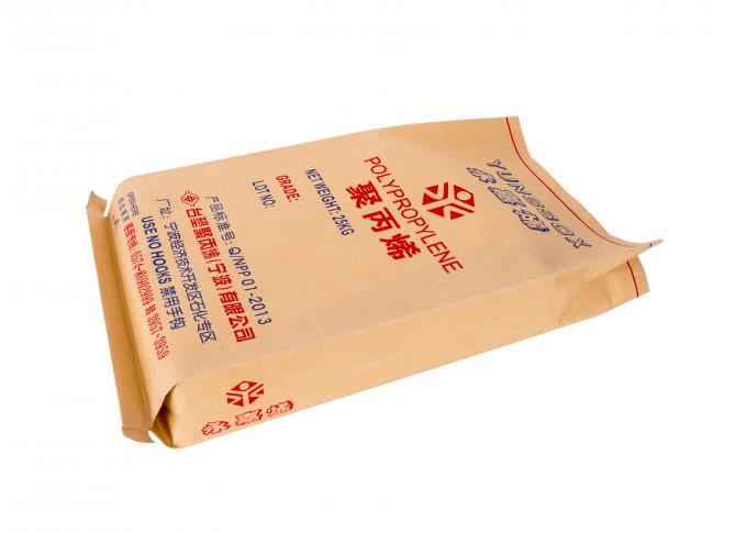 Los PP tejidos laminaron la bolsa de papel plástica del papel de Kraft para la comida/el grano/la industria química
