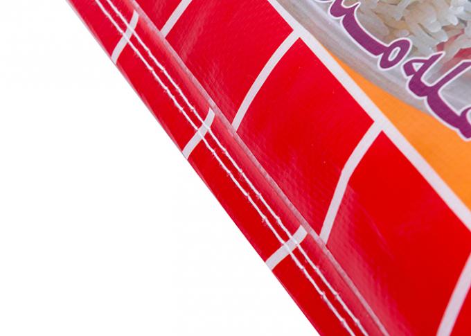 Impresión tejida PP tailandesa de empaquetado de la película de Bopp de los sacos del arroz de Frangrant de los bolsos del arroz rojo