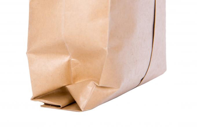 Los bolsos de papel alineados hoja de la comida, Eco amistoso reciclan el acondicionamiento de los alimentos de los bolsos del aluminio